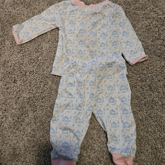 Jelly Beans Kids Pajama Set - Pink and Blue - Picture 2 of 3